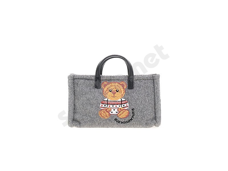 Rue Madam Paris Marvin Love Micro Bag grigio