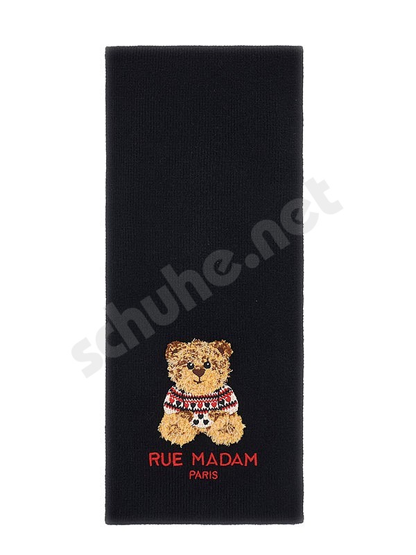 Rue Madam Paris Marvin Love Scarf black