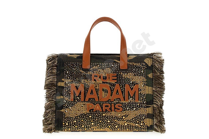 Rue Madam Paris Seattle Mini Tote camouflage