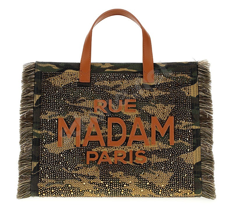 Rue Madam Paris Seattle Tote camouflage