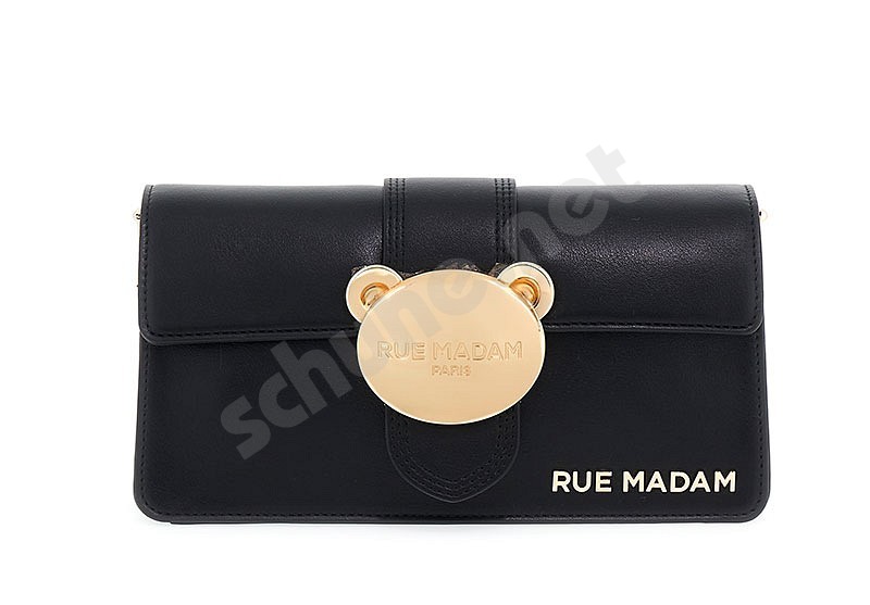 Rue Madam Paris Teddy It Bag Soft schwarz