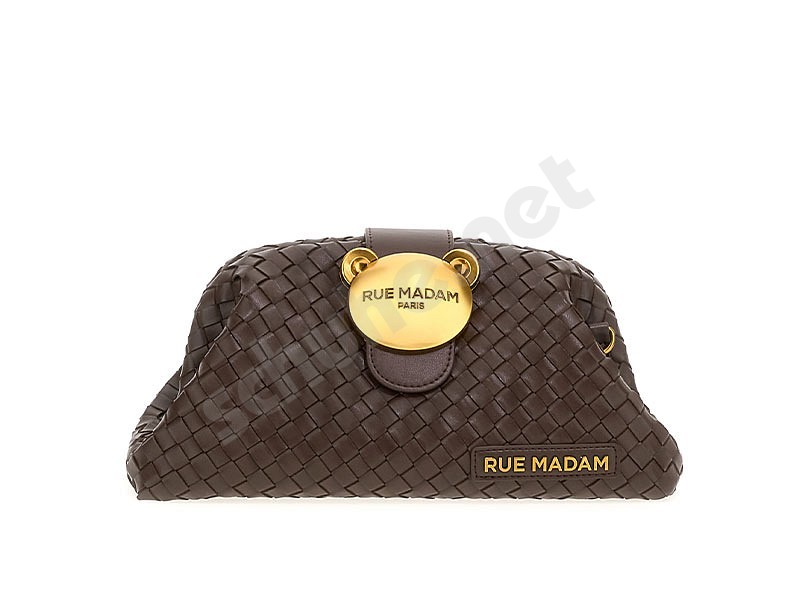 Rue Madam Paris The Pouch Motif Handbag choccolate