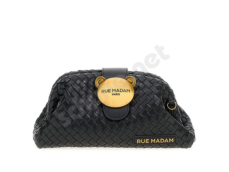 Rue Madam Paris The Pouch Motif Handbag black