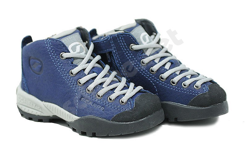 Scarpa Mojito Mid Z Kid navy leather