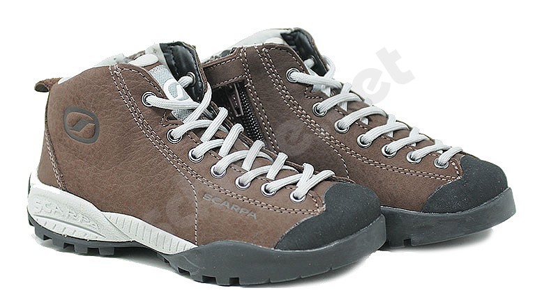 Scarpa Mojito Mid Z Kid braun leder