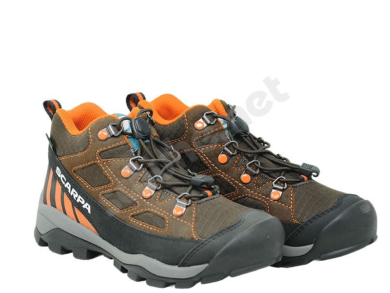 Scarpa Neutron Mid Kid GTX testa di moro arancione