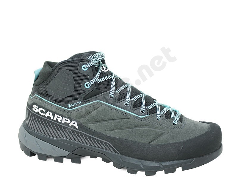 Scarpa Rapid XT Mid GTX shark aqua grau hellblau