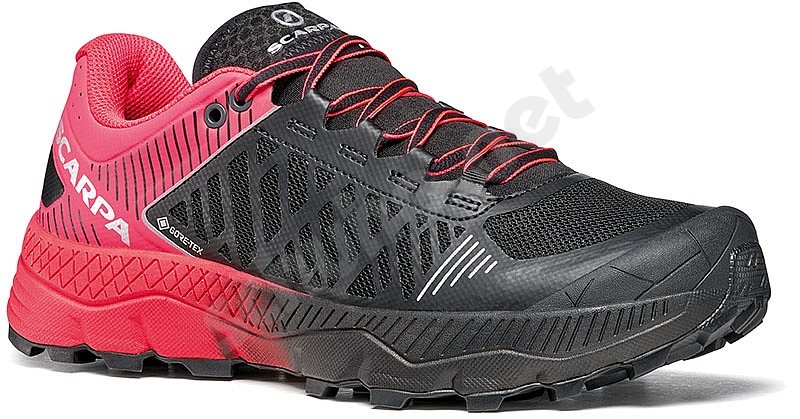 Scarpa Spin Ultra GTX bright rose fluo schwarz