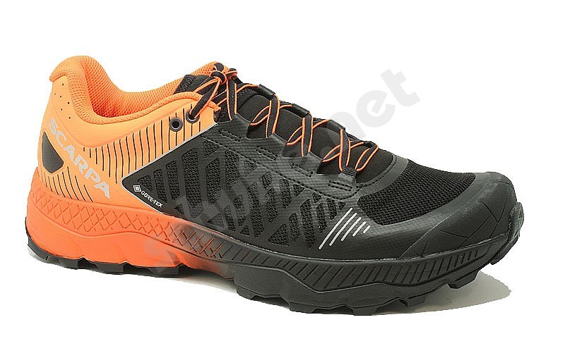 Scarpa Spin Ultra GTX orange fluo schwarz