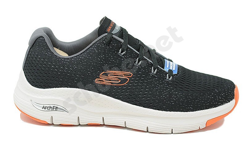 Skechers 232601 Arch Fit Takar schwarz orange