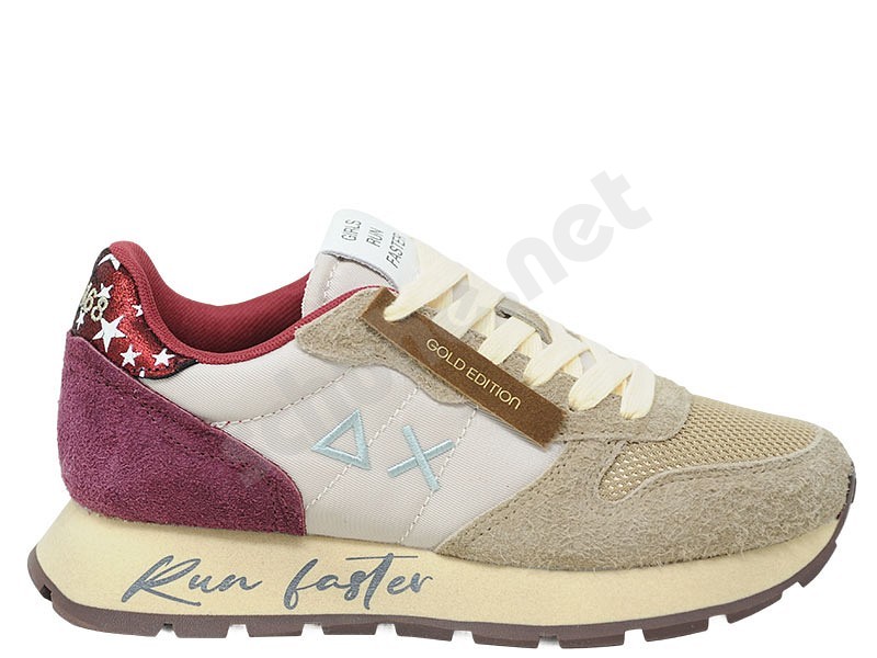 Sun 68 Ally Vintage beige bordo weiss