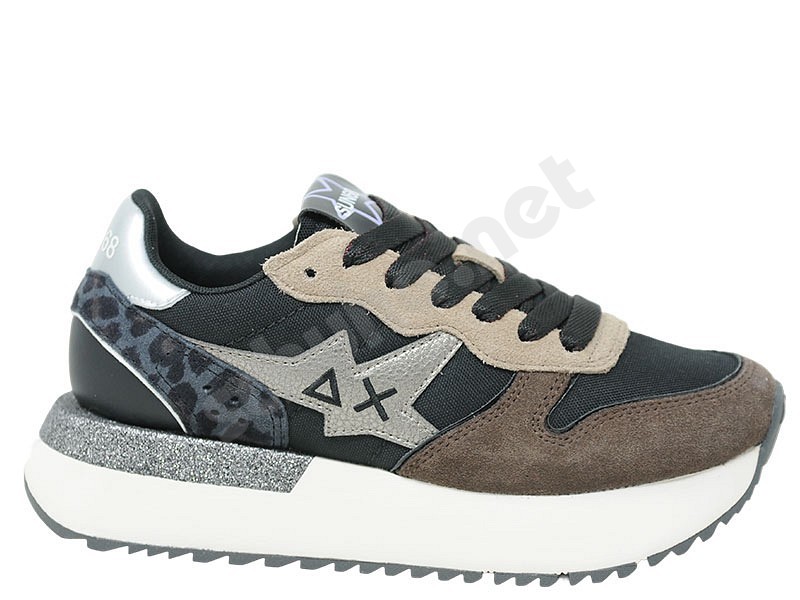 Sun 68 Big Stargirl Mix Material schwarz braun dunkel braun