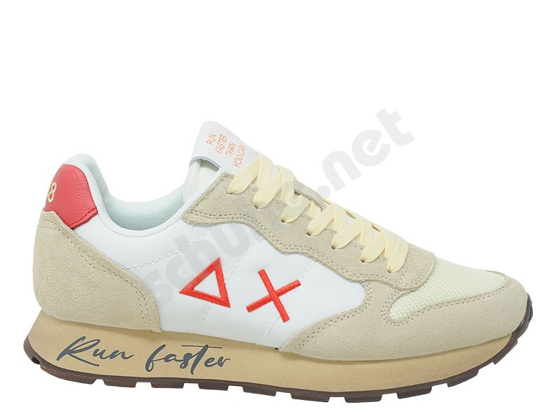 Sun 68 Tom Vintage white cream red