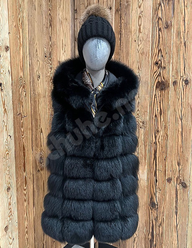 Suprema Gilet Fox Medio nero