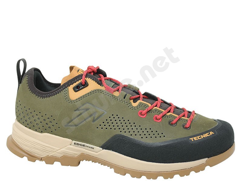 Tecnica Sulfur Nubuck dark green red