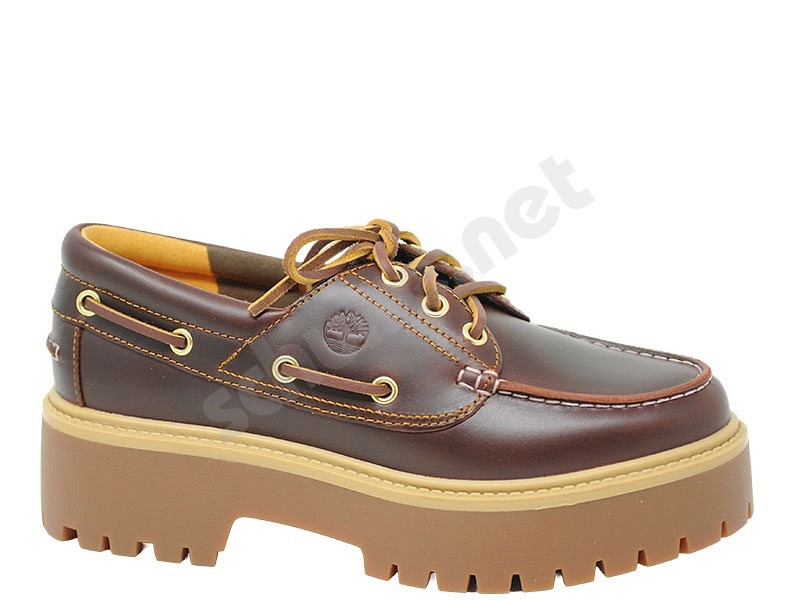Timberland Stone Street Boat Shoe rootbeer