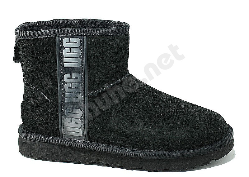 UGG® Classic Mini Side Logo II nero