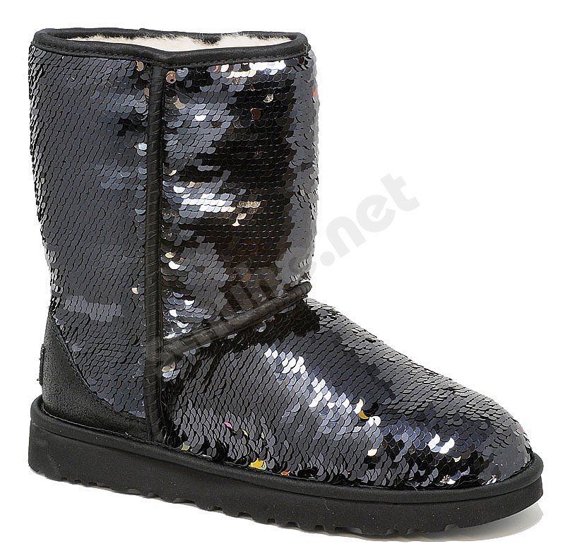 ugg classic short sequin boot