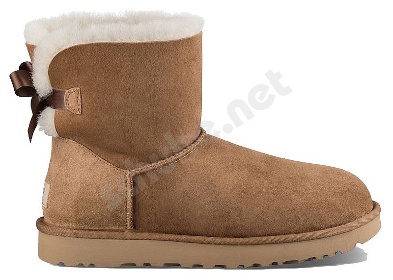 ugg mini bailey bow beige