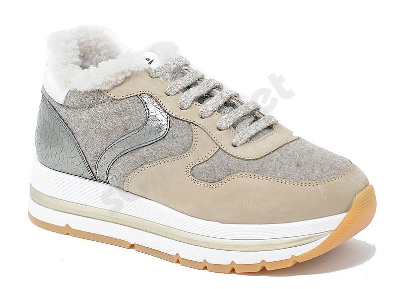 Voile blanche fur sneakers Clearance