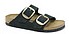 Birkenstock Arizona Big Buckle black nubuck leather