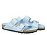 Birkenstock Arizona Big Buckle shine blue leather Side