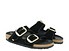 Birkenstock Arizona Big Buckle velvet schwarz Seite
