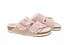 Birkenstock Arizona Shearling light rose suede Side