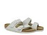 Birkenstock Arizona antik weiss grau wildleder Seite