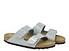 Birkenstock Arizona shiny glitter silber Seite