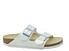 Birkenstock Arizona shiny lizard weiss