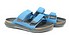 Birkenstock Atacama futura sapphire blu Lato