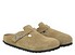 Birkenstock Boston dark tea brown suede Side
