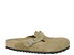 Birkenstock Boston dark tea tonal camoscio plantare soft