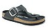 Birkenstock Gizeh Big Buckle nero Davanti