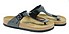 Birkenstock Gizeh lack schwarz Seite