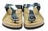 Birkenstock Gizeh vernice nero Davanti