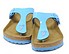 Birkenstock Gizeh vernice sky blu Davanti