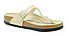 Birkenstock Gizeh Shiny Python Eggshell