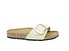 Birkenstock Madrid Big Buckle ecru nubuck pelle