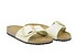 Birkenstock Madrid Big Buckle ecru nubuck leather Side