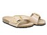 Birkenstock Madrid Big Buckle high shine new beige Side