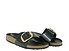 Birkenstock Madrid Big Buckle schwarz shine leder Seite