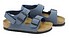 Birkenstock Milano Kids navy blau Seite