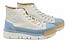 BnG Real Shoes La Cielo Canvas High cielo bianco celeste Lato