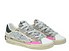 Crime London Distressed Women bianco glitter argento Lato
