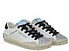 Crime London Distressed Women weiss silver schwarz Seite
