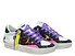 Crime London SK8 Deluxe Wedge weiss leo glitter Seite