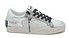 Crime London SK8 Deluxe white black silver