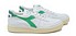 Diadora Heritage MI Basket Low white green Side